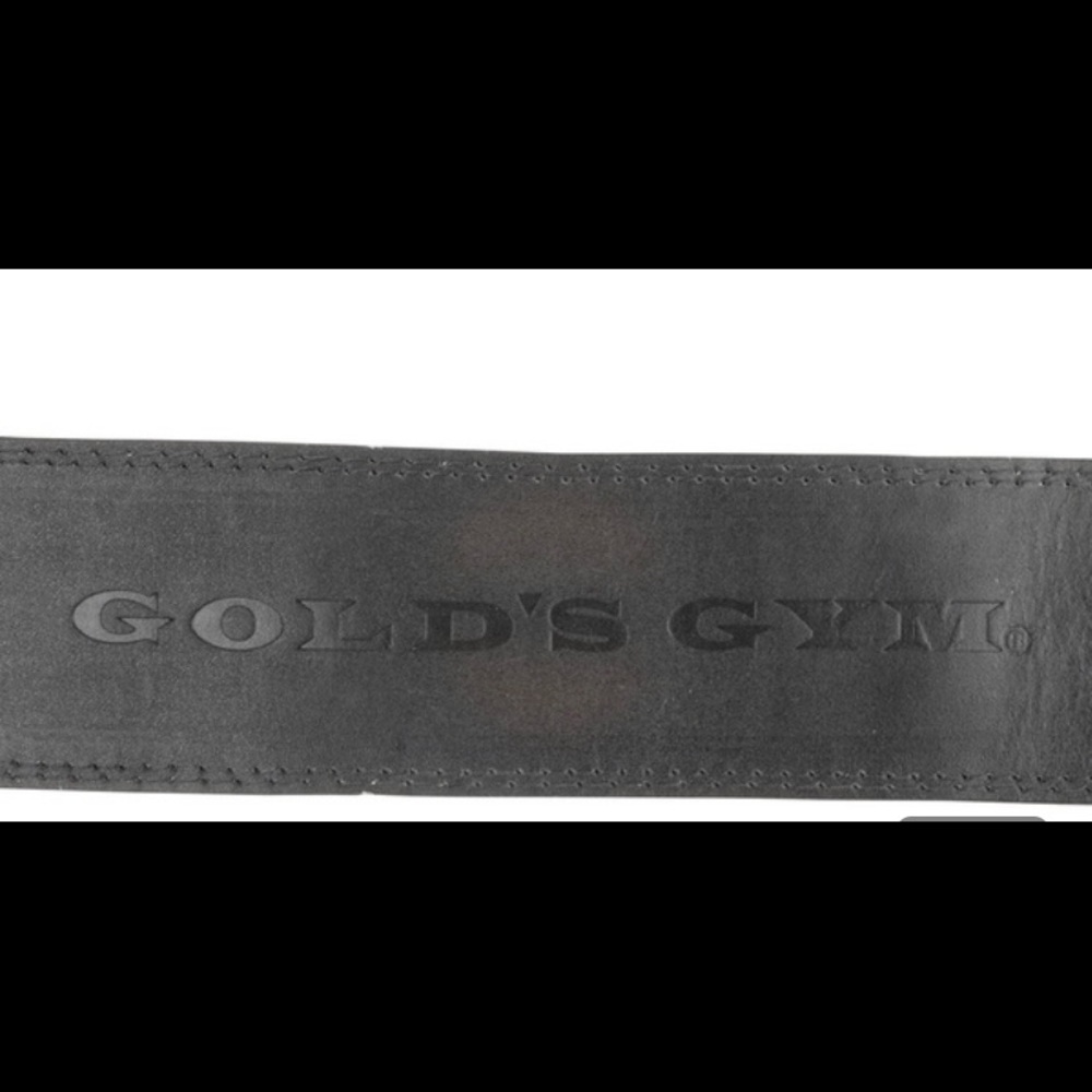 Golds Gym Power/ Weight Lifting Leather Belt - Picture 7 of 8